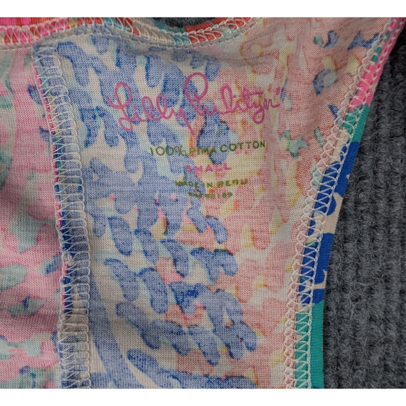 Lilly Pulitzer Maxi Dress Womens Small Electric Feels Resort Pima Cotton Coastal - Picture 4 of 7